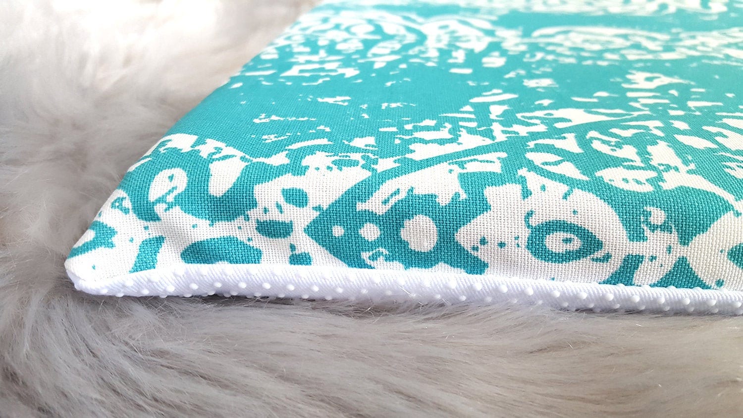 Rockin Cushions IKEA Bench Pad SALE IKEA Bankkamrat, Hemmahos, Stuva Bench Pad Cover Indian Tribal Print Turquoise Blue